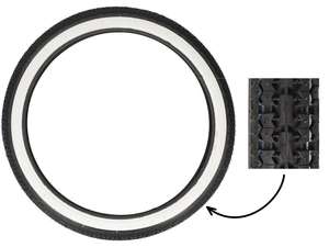 KENDA 2.25 x 19" tires K252 Allround whitewall KENDA 2.25 x 19" tires K252 Allround whitewall