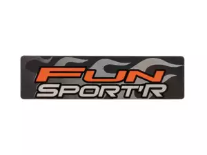 Side fairing sticker | Tomos Fun Sport'R Side fairing sticker | Tomos Fun Sport'R