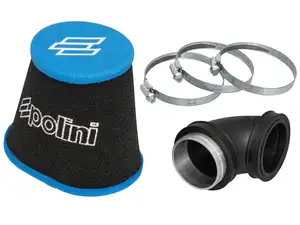 Polini Luftfilter BIG EVO Ø 48 mm konisch / abgewinkelt Polini Luftfilter BIG EVO Ø 48 mm konisch / abgewinkelt