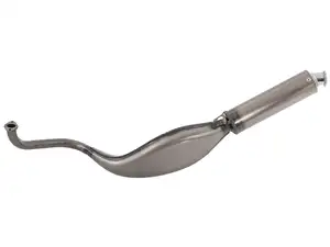 TECNO exhaust "flat belly" blanco | Puch Maxi TECNO exhaust "flat belly" blanco | Puch Maxi