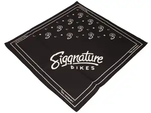 Siggnature bandana 50 x 50 cm black / cream Siggnature bandana 50 x 50 cm black / cream