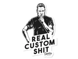 Siggnature Aufkleber «Real Custom Shit» 65 x 100 mm Siggnature Aufkleber «Real Custom Shit» 65 x 100 mm
