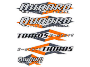 Aufkleber «QUADRO E-START» | Tomos Aufkleber «QUADRO E-START» | Tomos