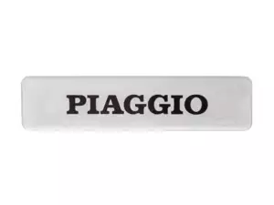 Aufkleber Tank «PIAGGIO» 3D Silikon 115 x 27 mm original | Piaggio Ciao, SI, Bravo Aufkleber Tank «PIAGGIO» 3D Silikon 115 x 27 mm original | Piaggio Ciao, SI, Bravo