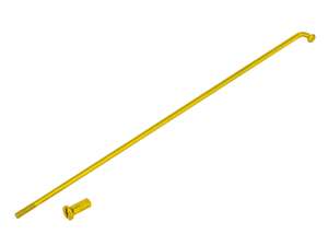 GPO 17" spoke single incl. nipple (2.9 x 188 mm) gold GPO 17" spoke single incl. nipple (2.9 x 188 mm) gold