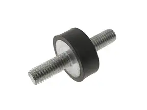 Vibration damper, 10 mm, with M8x20 threads on both sides Vibration damper, 10 mm, with M8x20 threads on both sides