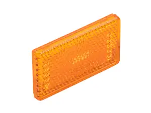 Reflector 62 x 36 mm orange self-adhesive square Reflector 62 x 36 mm orange self-adhesive square