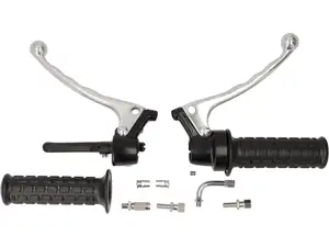 Lusito handle set automatic block pattern black Lusito handle set automatic block pattern black