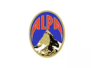Alpa" sticker 38 x 50 mm Alpa" sticker 38 x 50 mm
