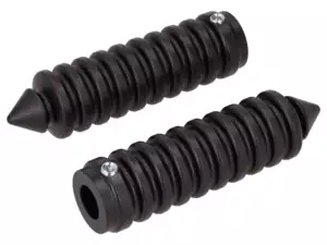 66HEROES footrests grooved pointed black 66HEROES footrests grooved pointed black