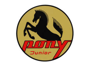 swiing® revival Aufkleber Tank «pony Junior» Ø 60 mm Wappen | Pony Junior swiing® revival Aufkleber Tank «pony Junior» Ø 60 mm Wappen | Pony Junior