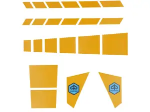 Aufkleber-Set Rahmen orange | Piaggio SUPERbravo Aufkleber-Set Rahmen orange | Piaggio SUPERbravo