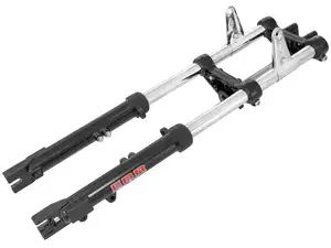 EBR telescopic fork hydraulic extended black (with tabs for disc brake) | Puch EBR telescopic fork hydraulic extended black (with tabs for disc brake) | Puch