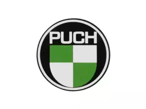 Aufkleber Wappen «PUCH» Ø 60 mm Aufkleber Wappen «PUCH» Ø 60 mm
