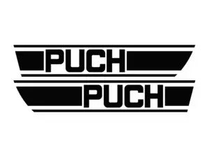 Adhesive kit tank black foil plot | Puch X30 Adhesive kit tank black foil plot | Puch X30