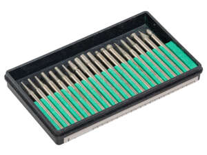 BGS Small Diamond Grinding Set (3 mm Shank) 20-piece BGS Small Diamond Grinding Set (3 mm Shank) 20-piece