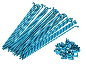 GPO 19" Speichen-Set inkl. Nippel (2.9 x 212 mm) blau GPO 19" Speichen-Set inkl. Nippel (2.9 x 212 mm) blau