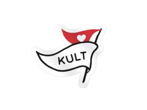 mk-Merch Aufkleber «Kult Flagge» 30 x 30 mm mk-Merch Aufkleber «Kult Flagge» 30 x 30 mm