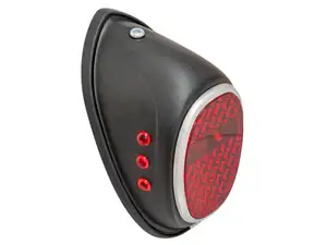 GPO rear light with black base GPO rear light with black base