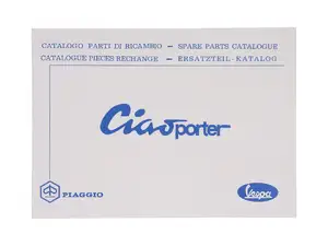 Spare parts catalog | Piaggio Ciao Porter Spare parts catalog | Piaggio Ciao Porter