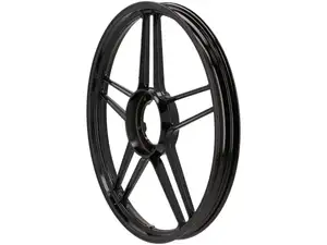 Wheel 17" cast black (5 double spokes) Grimeca replica | Puch Wheel 17" cast black (5 double spokes) Grimeca replica | Puch