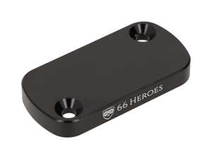 66HEROES Abdeckung Ausgleichsbehälter Scheibenbremse Alu schwarz eloxiert 66HEROES Abdeckung Ausgleichsbehälter Scheibenbremse Alu schwarz eloxiert