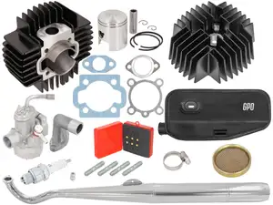 GPO Tuning-Set 43.5 mm (Metrakit-Nachbau) | Puch E50, ZA50 GPO Tuning-Set 43.5 mm (Metrakit-Nachbau) | Puch E50, ZA50