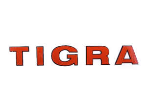 Aufkleber «TIGRA» neue Ausf. 84 x 12 mm | Tigra Aufkleber «TIGRA» neue Ausf. 84 x 12 mm | Tigra