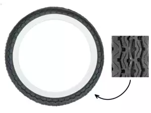 Fortune 2.75 x 17" Reifen F911 Weisswand Fortune 2.75 x 17" Reifen F911 Weisswand