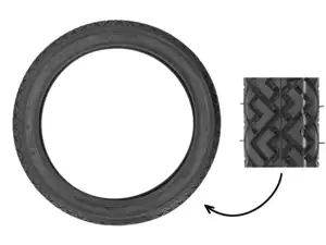 VeeRubber 2.50 x 16" tires VRM087 (V087) Allround VeeRubber 2.50 x 16" tires VRM087 (V087) Allround