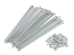 17" Speichen-Set inkl. Nippel (2.6 x 207 / 135°) Stahl verzinkt 17" Speichen-Set inkl. Nippel (2.6 x 207 / 135°) Stahl verzinkt