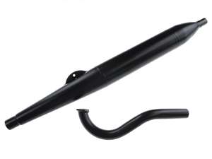 Auspuff Flöte 28 mm schwarz | Puch Auspuff Flöte 28 mm schwarz | Puch