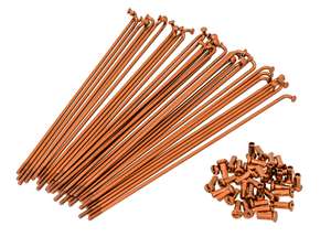 GPO 17" Speichen-Set inkl. Nippel (2.9 x 188 mm) orange GPO 17" Speichen-Set inkl. Nippel (2.9 x 188 mm) orange