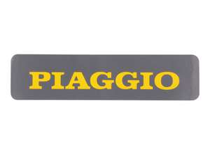 Aufkleber Tank «PIAGGIO» 115 x 27 mm grau / orange | Piaggio Ciao, SI, Bravo, SUPERbravo Aufkleber Tank «PIAGGIO» 115 x 27 mm grau / orange | Piaggio Ciao, SI, Bravo, SUPERbravo