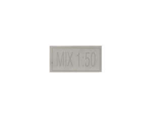 Aufkleber «Mix 1:50» 10 x 20 mm | Pony GTX / Cross Beta 521 Aufkleber «Mix 1:50» 10 x 20 mm | Pony GTX / Cross Beta 521