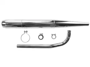Auspuffanlage Zigarre (Ø 32 / 70 mm) Chrom | Sachs 503 Auspuffanlage Zigarre (Ø 32 / 70 mm) Chrom | Sachs 503