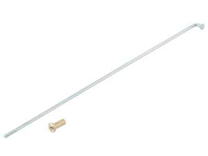 GPO 19" spoke single incl. nipple (2.9 x 212 mm) galvanized steel GPO 19" spoke single incl. nipple (2.9 x 212 mm) galvanized steel