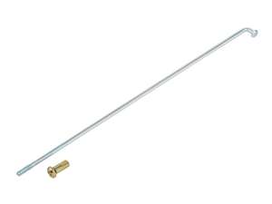 GPO 17" spoke single incl. nipple (2.9 x 188 mm) galvanized steel GPO 17" spoke single incl. nipple (2.9 x 188 mm) galvanized steel