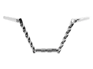 Lenker Gabelplatte 20 cm gedreht Chrom Lenker Gabelplatte 20 cm gedreht Chrom