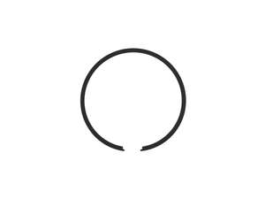 swiing® ingenious Kolbenring 45x1.5 mm schwarz | Puch swiing® ingenious Kolbenring 45x1.5 mm schwarz | Puch