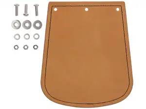 66HEROES Spritzschutzlappen breit Leder 66HEROES Spritzschutzlappen breit Leder