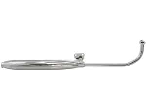 Auspuff 22 mm gerader Auslass Chrom | Tomos Auspuff 22 mm gerader Auslass Chrom | Tomos