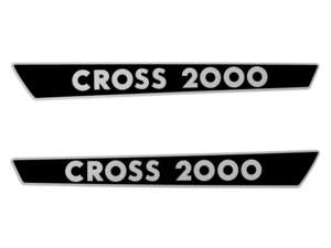 swiing® revival Aufkleber Seitenverkleidung «CROSS 2000» 340 x 35 mm | Alpa swiing® revival Aufkleber Seitenverkleidung «CROSS 2000» 340 x 35 mm | Alpa