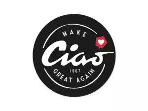 mk-Merch Aufkleber «Make Ciao great again» Ø 60 mm schwarz mk-Merch Aufkleber «Make Ciao great again» Ø 60 mm schwarz