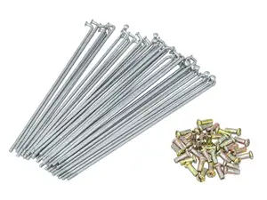 GPO Speichen-Set inkl. Nippel (2.9 x 178 mm) Vorderrad Stahl verzinkt | Piaggio Ciao, Bravo, Boxer GPO Speichen-Set inkl. Nippel (2.9 x 178 mm) Vorderrad Stahl verzinkt | Piaggio Ciao, Bravo, Boxer