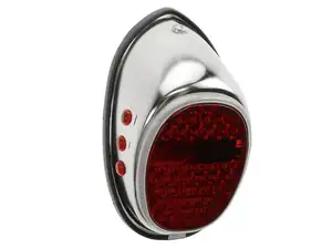 GPO rear light with chrome base GPO rear light with chrome base