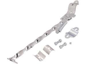 Seitenständer gedreht links runde Befestigung 31 cm Chrom Seitenständer gedreht links runde Befestigung 31 cm Chrom