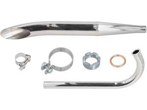 Auspuff-Set Sidepipe Ø 28 / 60 mm Chrom | Sachs 50/2 Auspuff-Set Sidepipe Ø 28 / 60 mm Chrom | Sachs 50/2