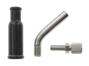Dell'Orto 50° carburetor elbow set M6x0.75 Dell'Orto 50° carburetor elbow set M6x0.75