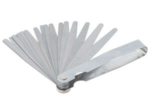 GPO Blattlehre-Set 0.05 - 1.00 mm 20-tlg. GPO Blattlehre-Set 0.05 - 1.00 mm 20-tlg.